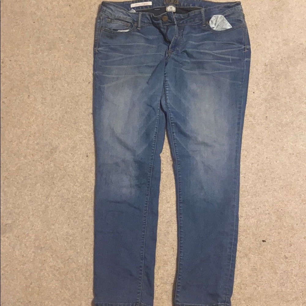 Medium Blue wash denim jeans